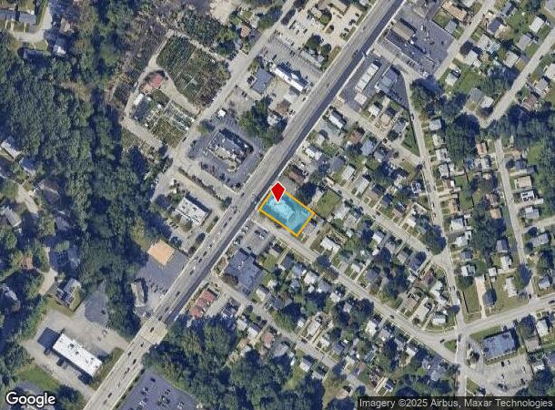  1076 Reservoir Ave, Cranston, RI Parcel Map