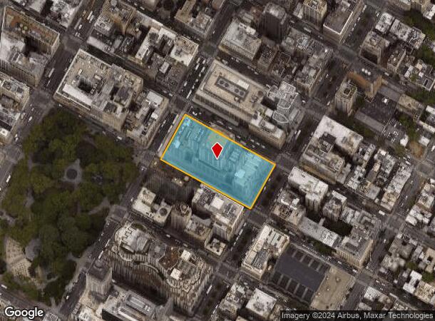  380 Park Ave S, New York, NY Parcel Map