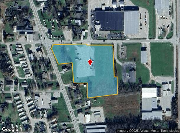  629 W Lovers Ln W, Scottsburg, IN Parcel Map