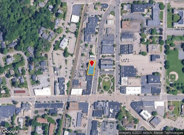  91 Chapel St, Needham, MA Parcel Map
