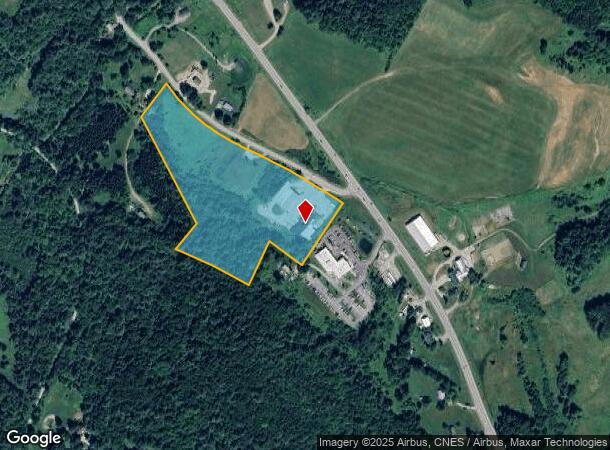 590 E Main St, Hyde Park, VT Parcel Map