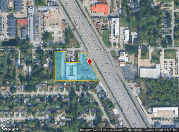  5135 North Fwy, Houston, TX Parcel Map