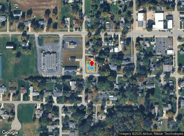  9405 Butternut St, New Lothrop, MI Parcel Map