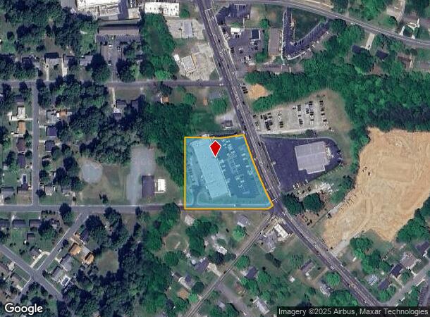 1051 S Main St, Graham, NC Parcel Map