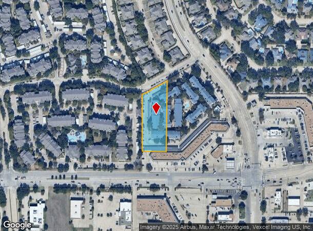  17617 Midway Rd, Dallas, TX Parcel Map