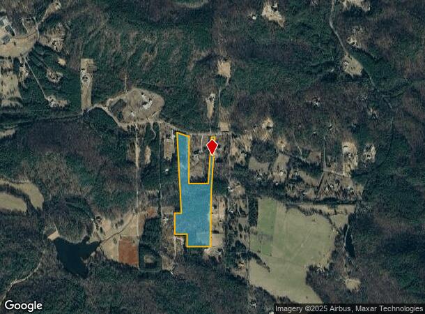 E Valley Rd, Rydal, GA Parcel Map