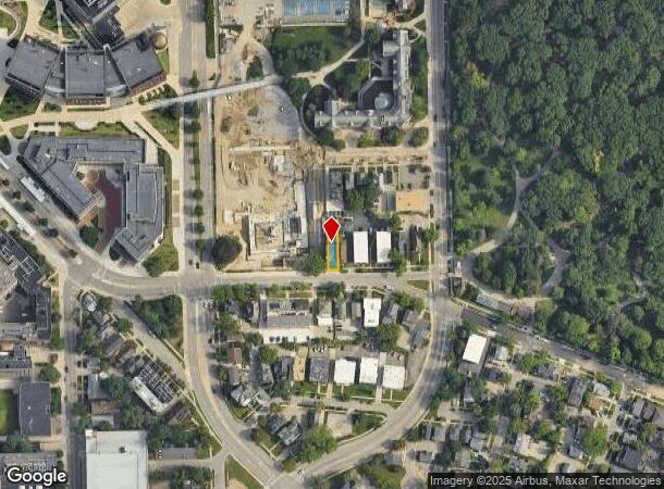  1327 Geddes Ave, Ann Arbor, MI Parcel Map