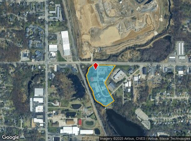  400 E Cork St, Kalamazoo, MI Parcel Map