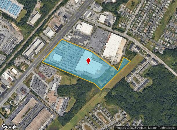 9919 Pulaski Hwy, Middle River, MD Parcel Map