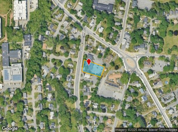 661 Franklin St, Framingham, MA Parcel Map