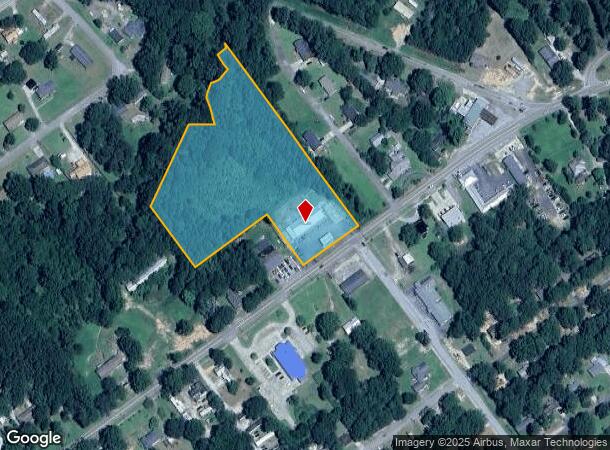  437 Travis Ave, Saluda, SC Parcel Map