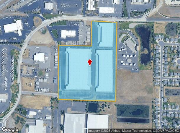 10015 W Hallett Rd, Spokane, WA Parcel Map