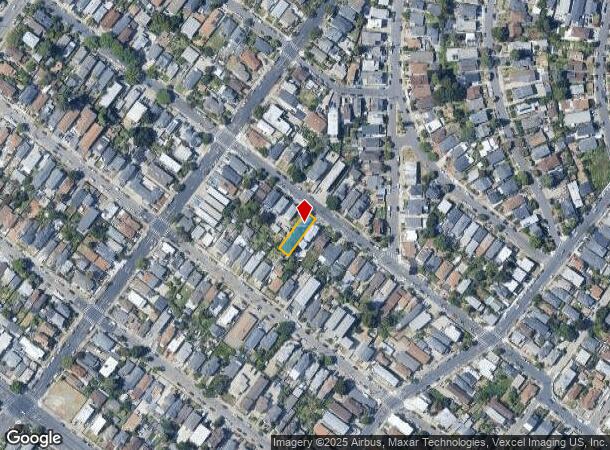 2145 E 24Th St, Oakland, CA Parcel Map