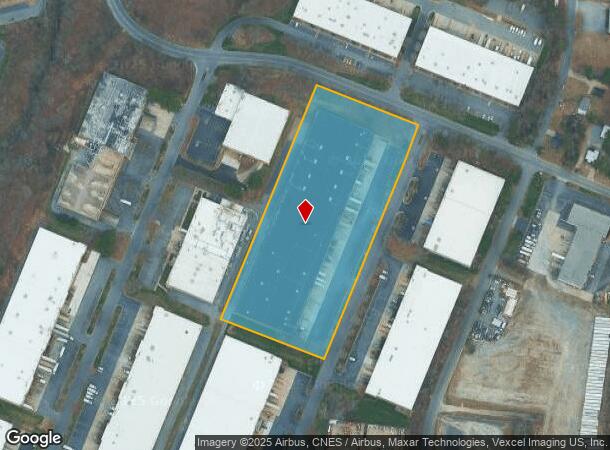 3801 Woodpark Blvd, Charlotte, NC Parcel Map