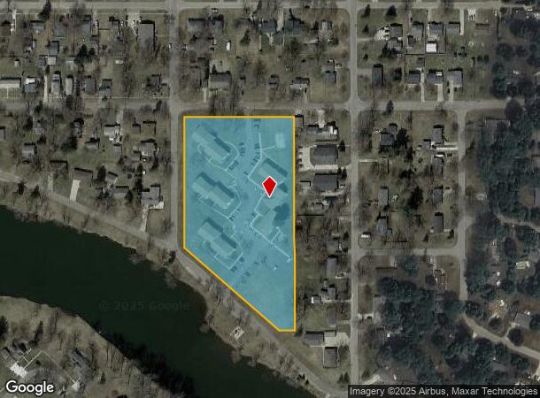  600 Riverview Ln, Eaton Rapids, MI Parcel Map