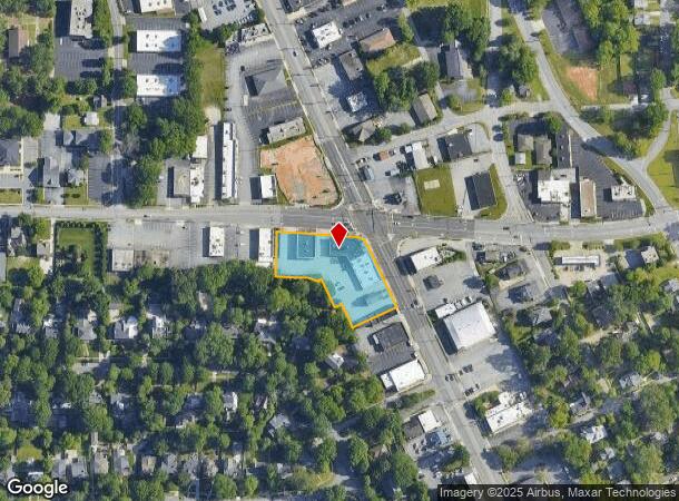 1347 N Main St, High Point, NC Parcel Map