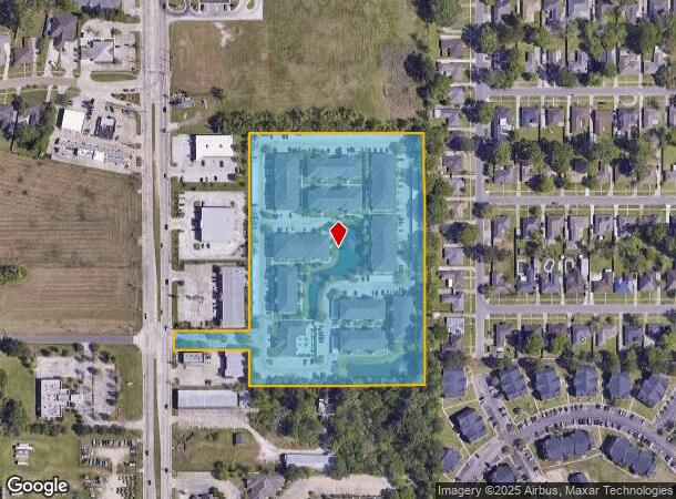  2525 Oneal Ln, Baton Rouge, LA Parcel Map