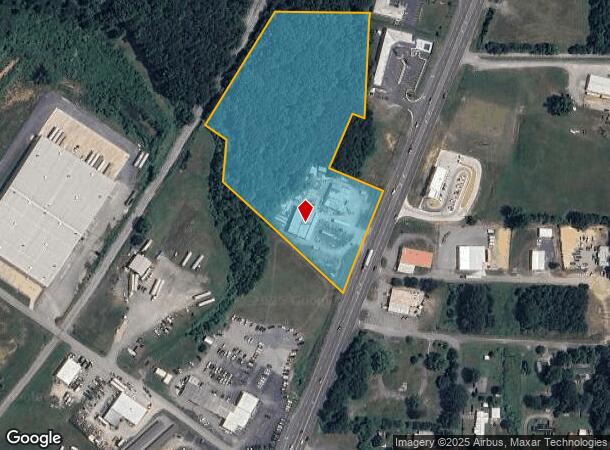 2109 N Main St, La Fayette, GA Parcel Map