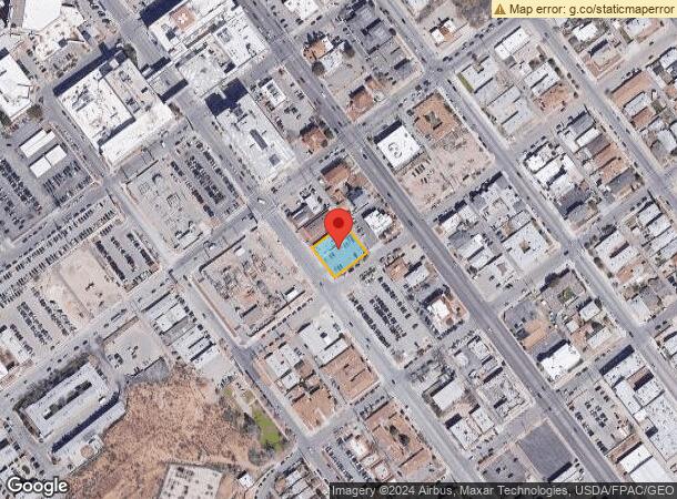  1600 N Oregon St, El Paso, TX Parcel Map