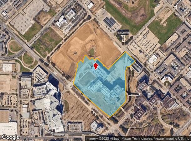  6400 Harry Hines Blvd, Dallas, TX Parcel Map