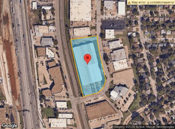  13911 Distribution Way, Dallas, TX Parcel Map