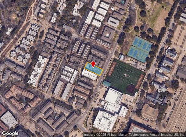 3927 Cole Ave, Dallas, TX Parcel Map