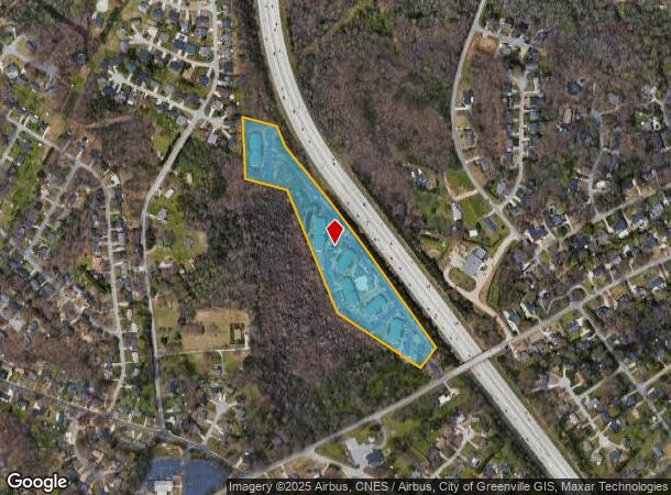  130 Willow Forks Dr, Simpsonville, SC Parcel Map