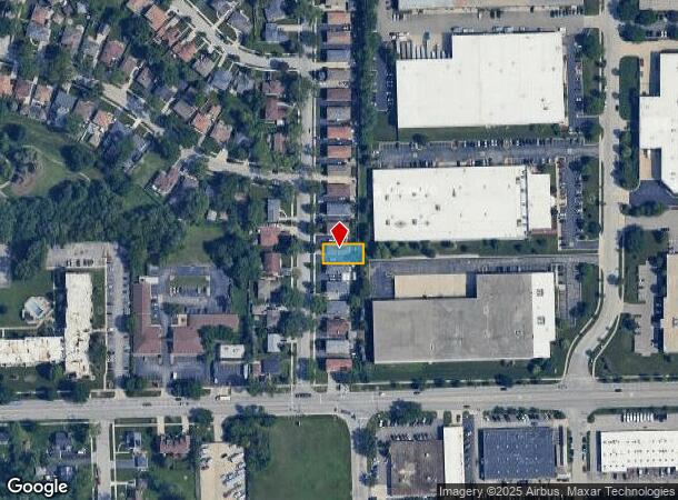  323 S Hale St, Addison, IL Parcel Map