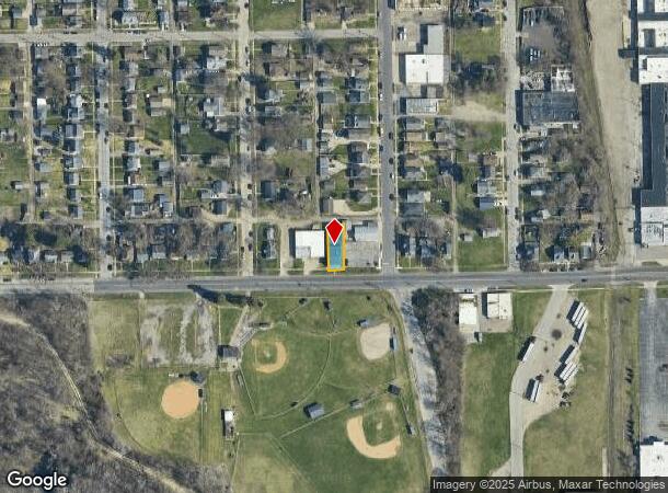  411 W Ewing Ave, South Bend, IN Parcel Map