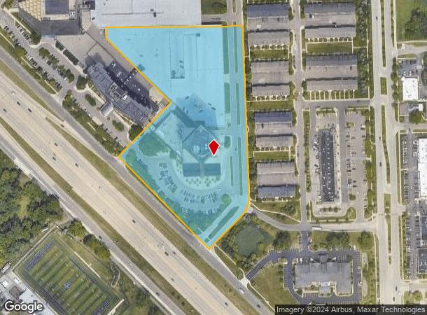  1000 Town Ctr, Southfield, MI Parcel Map