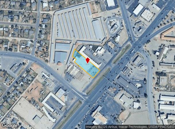 3712 W Wall St, Midland, TX Parcel Map