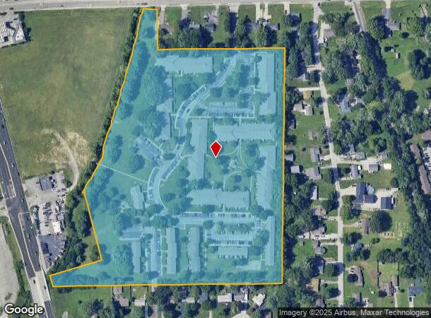  1160 Southbridge Dr, Greenwood, IN Parcel Map