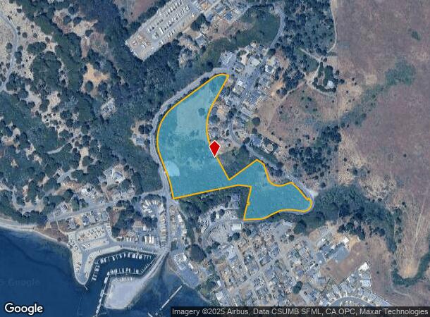 1555 Eastshore Rd, Bodega Bay, CA Parcel Map
