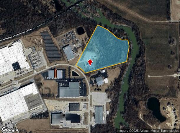 1700 Riverfork Dr, Huntington, IN Parcel Map