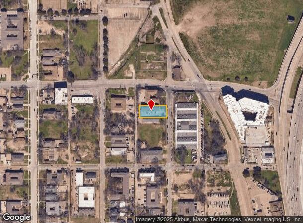  825 N Ewing Ave, Dallas, TX Parcel Map