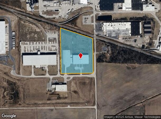 5925 E Rail Connect Dr, Columbia City, IN Parcel Map