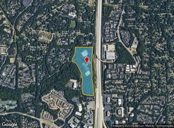  55 Glenlake Pky, Atlanta, GA Parcel Map