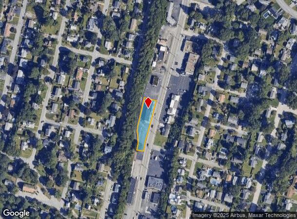 845 Oaklawn Ave, Cranston, RI Parcel Map