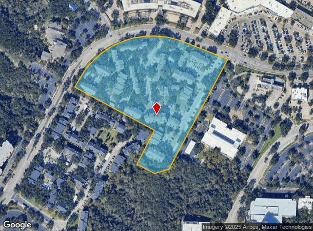  9617 Great Hills Trl, Austin, TX Parcel Map