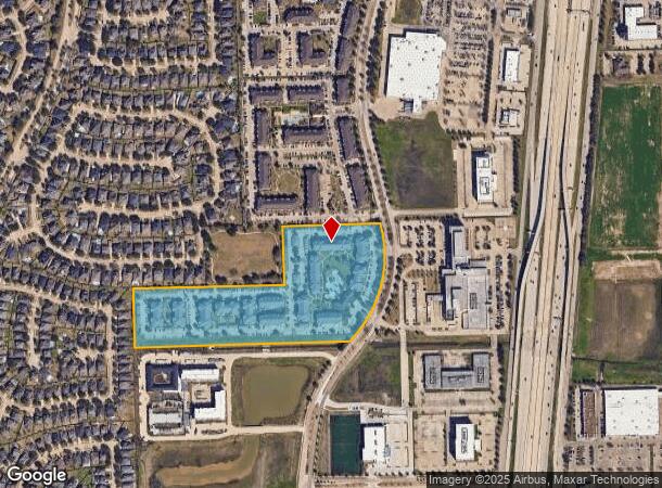 2526 Business Center Dr, Pearland, TX Parcel Map