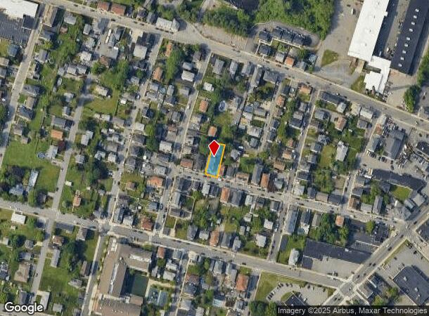 24 Hall St, Fall River, MA Parcel Map