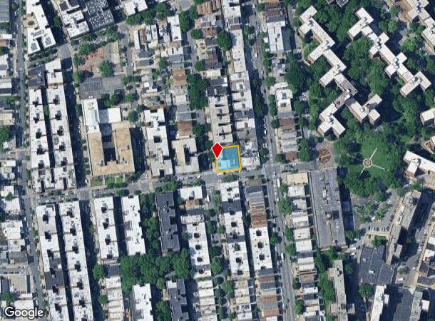  1504 Leland Ave, Bronx, NY Parcel Map
