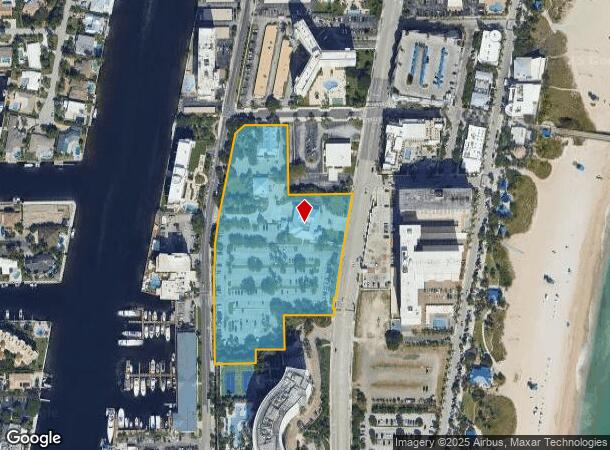 109 N Ocean Blvd, Pompano Beach, FL Parcel Map
