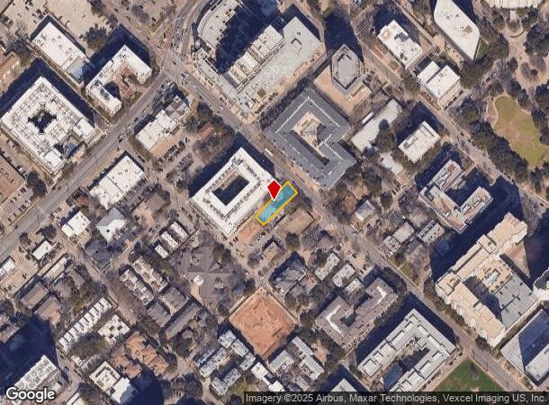  3613 Cedar Springs Rd, Dallas, TX Parcel Map