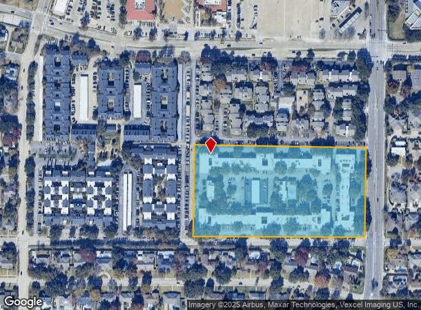  15505 Hillcrest Rd, Dallas, TX Parcel Map