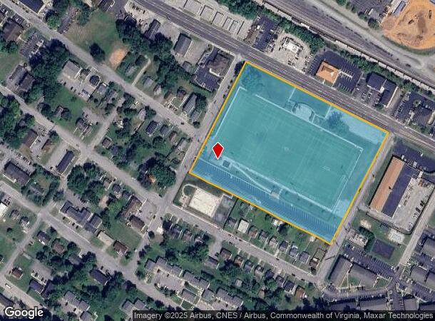  801 E Main St, Radford, VA Parcel Map