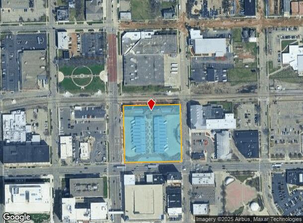  459 N Burdick St, Kalamazoo, MI Parcel Map