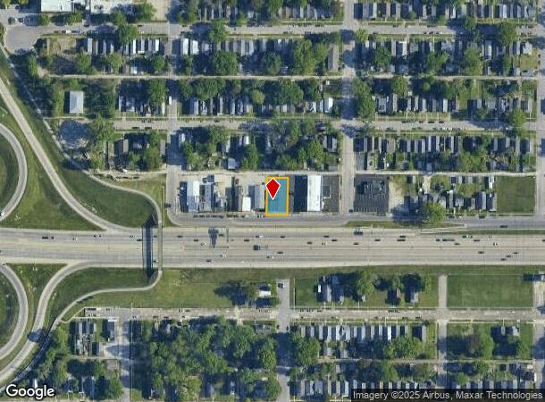  1340 E Division St, Evansville, IN Parcel Map