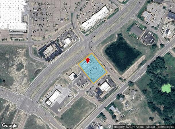  7255 N Meridian Rd, Peyton, CO Parcel Map