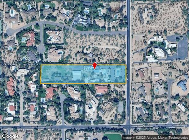6050 N Invergordon Rd, Paradise Valley, AZ Parcel Map